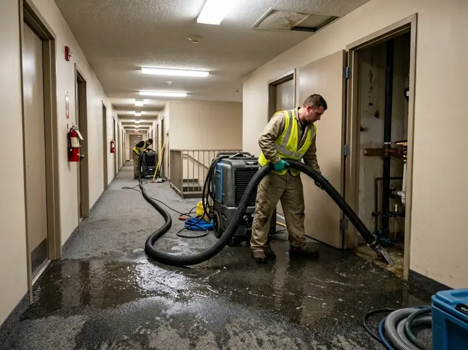 multi-unit-apartment-hallway-f-005 — frequently asked questions, Emergency Burst Pipe Water Extraction & Removal in Ormond-b…